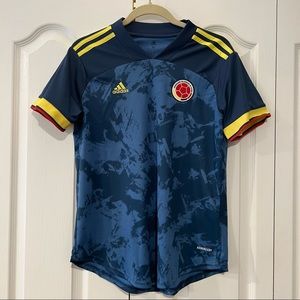 Authentic Adidas Colombia Womens Away Jersey - Blue